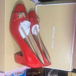 Michael Kors Red Patent Heels